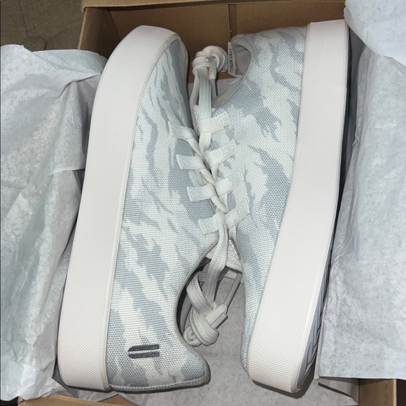 Women's Recs Canvas NoBull - Light Grey Camo size 8 lifting gym workout flat - Picture 8 of 9